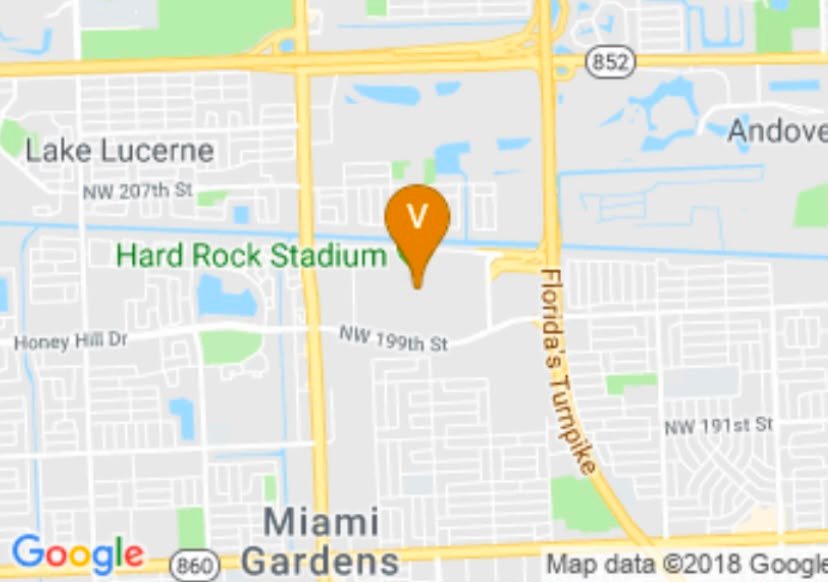 Carte Hard Rock Stadium